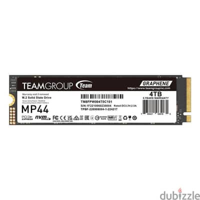 High-Performance TEAMGROUP MP44 4TB M. 2 NVMe PCIe 4.0 SSD