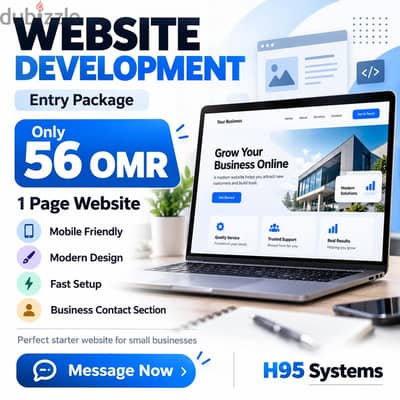 Website Development in Oman – Only 56 OMR