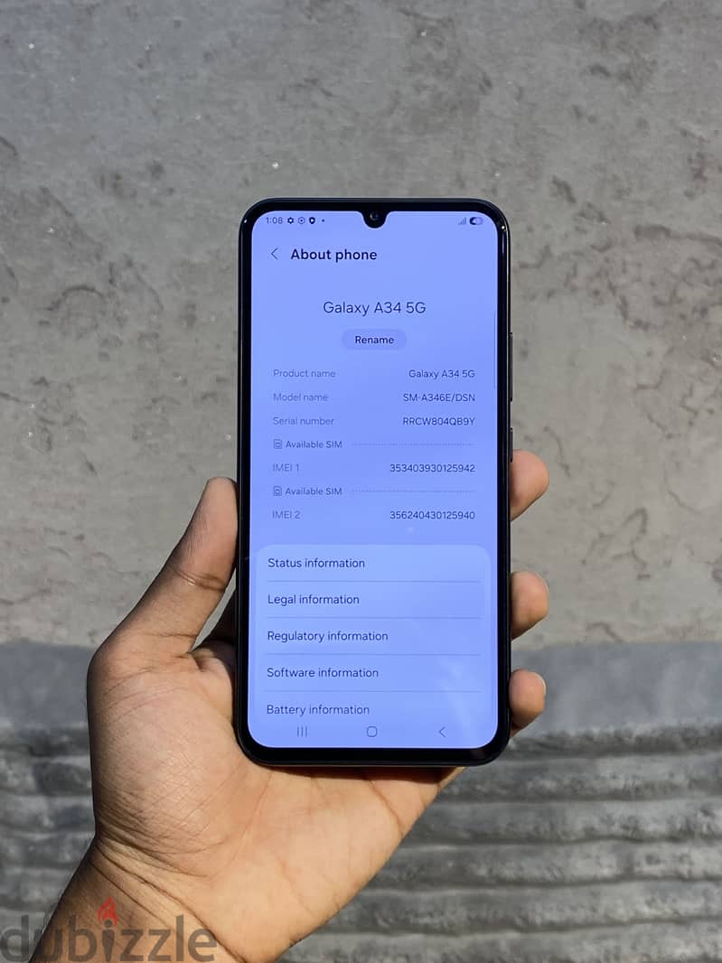 Samsung Galaxy A34 5G (8GB RAM 128GB) for Sale or Exchange 2