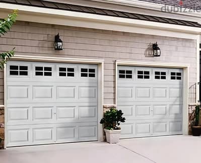 Industrial Lifting Door Car Parking Equipment’s  Garage Door Automatic (USA Doors) Solar Powered Swi