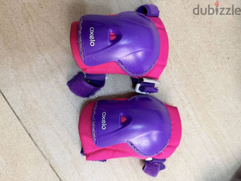 Oxelo Kids Inline Skates with Protective Gear – Size 32-34 5