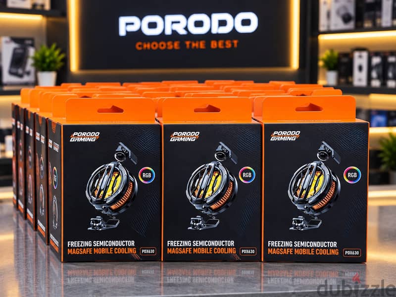 Brand New Porodo PDX630 Mobile Cooler in Oman | Dual Mounting 1