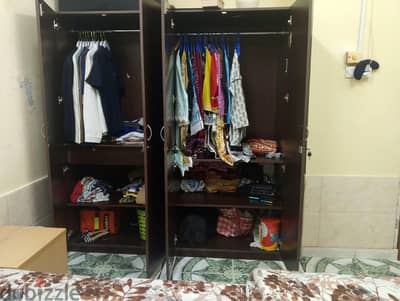 wooden wardrobe