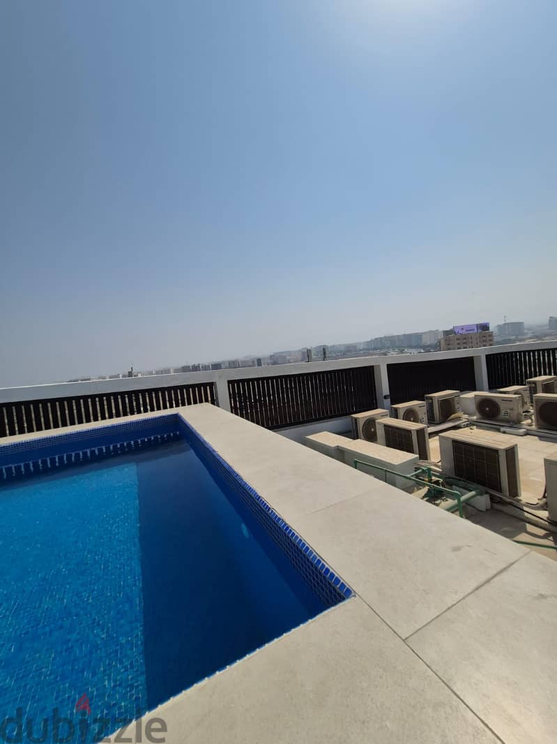 للايجار دوبليكس ف العذيبه ف ارقي مواقع مسقط2BHK Duplex in Al Azaiba - Pool, Gym, Parking & BBQ Area 5
