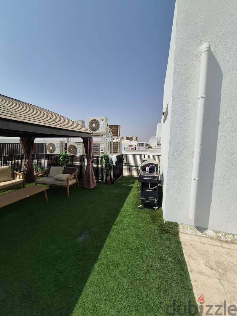 للايجار دوبليكس ف العذيبه ف ارقي مواقع مسقط2BHK Duplex in Al Azaiba - Pool, Gym, Parking & BBQ Area 7