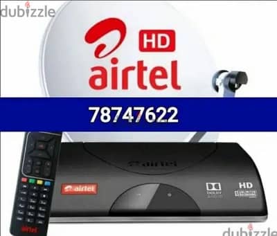 all satellite installation dish receiver Airtel nilsat arabsat LED