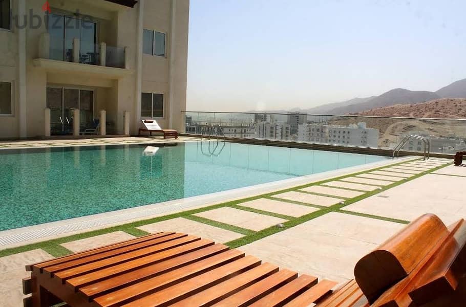 شقه للايجار ف بوشر قرب مسجد محمد الامين و شارع المها موقع مميز و حيوي-2BHK For Rent in Boushar 1