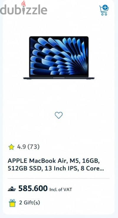 Apple Macbook Air, 13inch, M5,