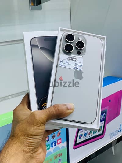 Apple - iPhone 16 Pro -512 GB - Super condition device ايفون