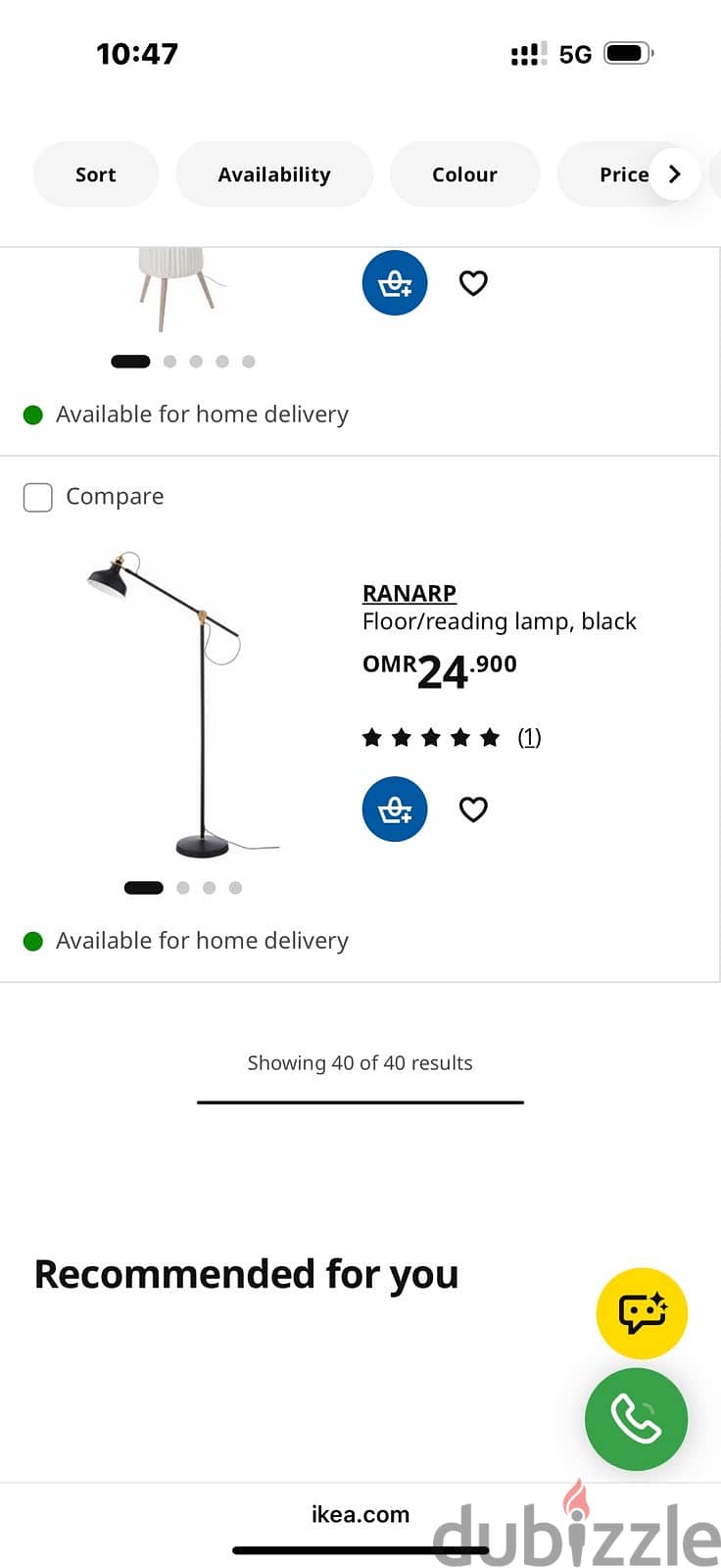 Floor reading lamp - RANARP IKEA 2