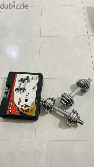 Dumbbell set 15 kg