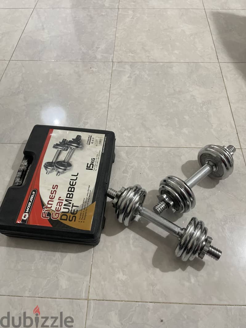 Dumbbell set 15 kg 1