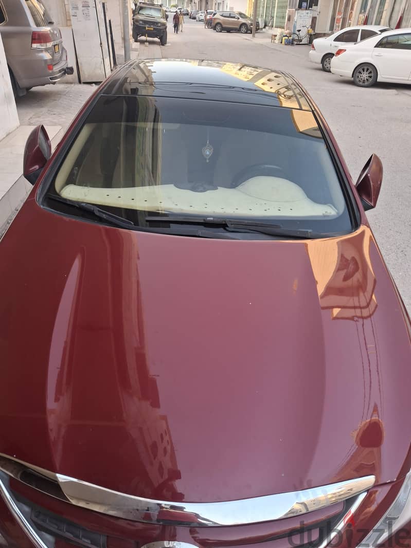 car far sale model 2014 sonata hondai price 1300 omr 1