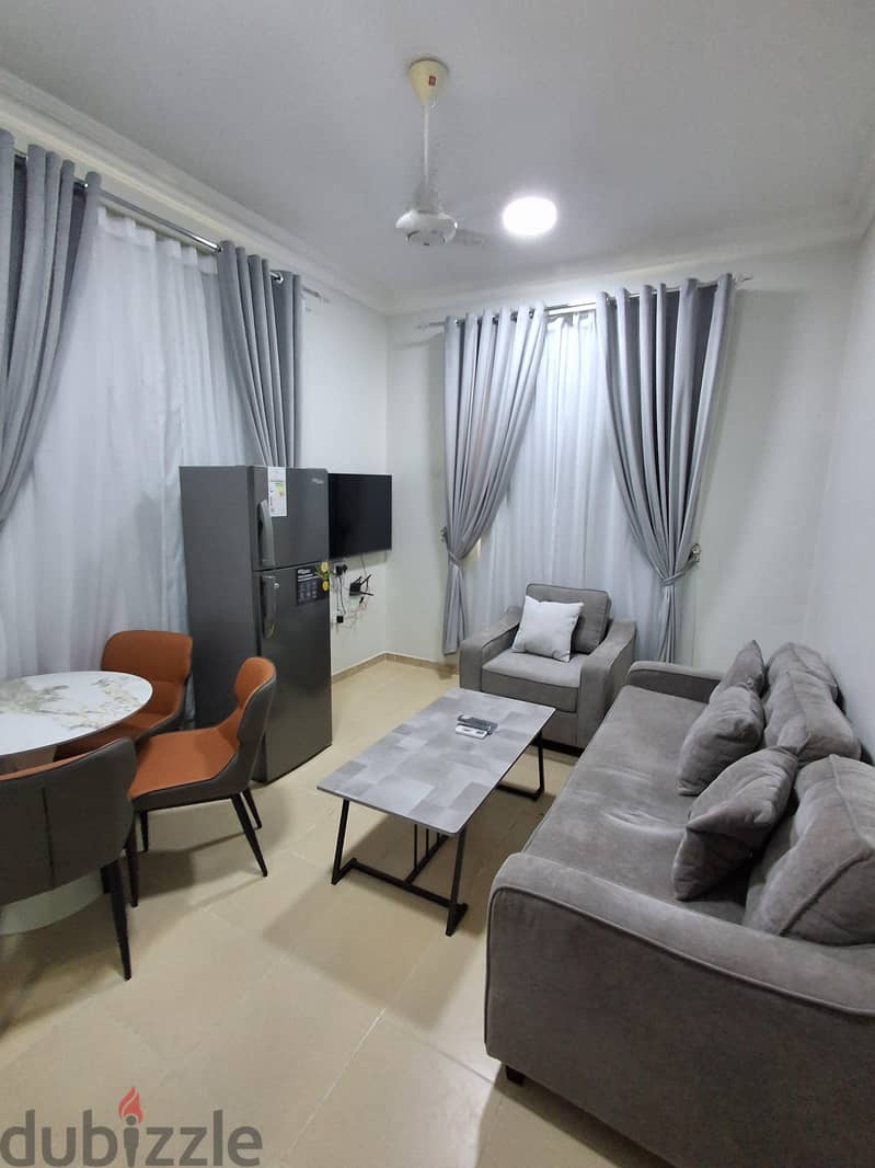 Aziba prime location 1bhk fully furnished including bill for rent 3