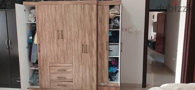 6 Door wardropes with additional double door cupboard