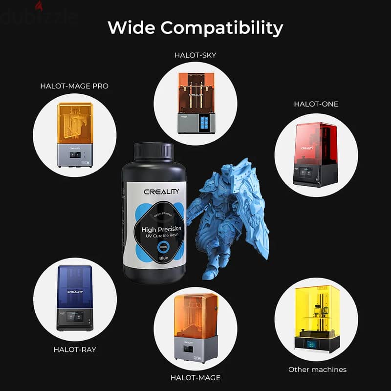 Creality-LCD 8K 3D Printer Material High Precision UV Curable Resin 5