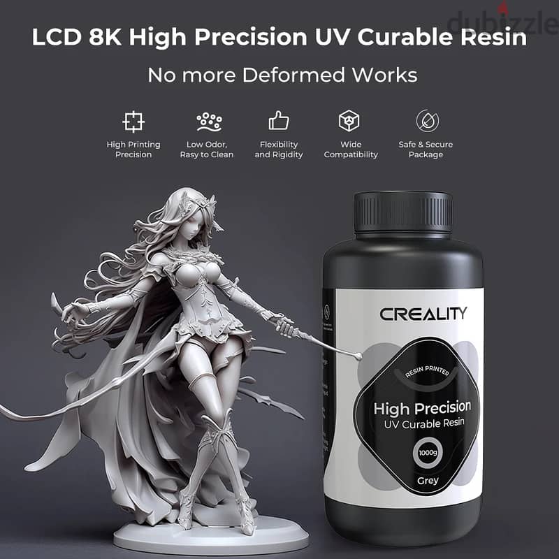 Creality-LCD 8K 3D Printer Material High Precision UV Curable Resin 6