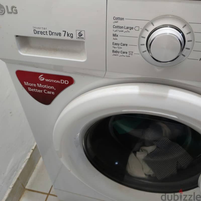 LG front load washer 1