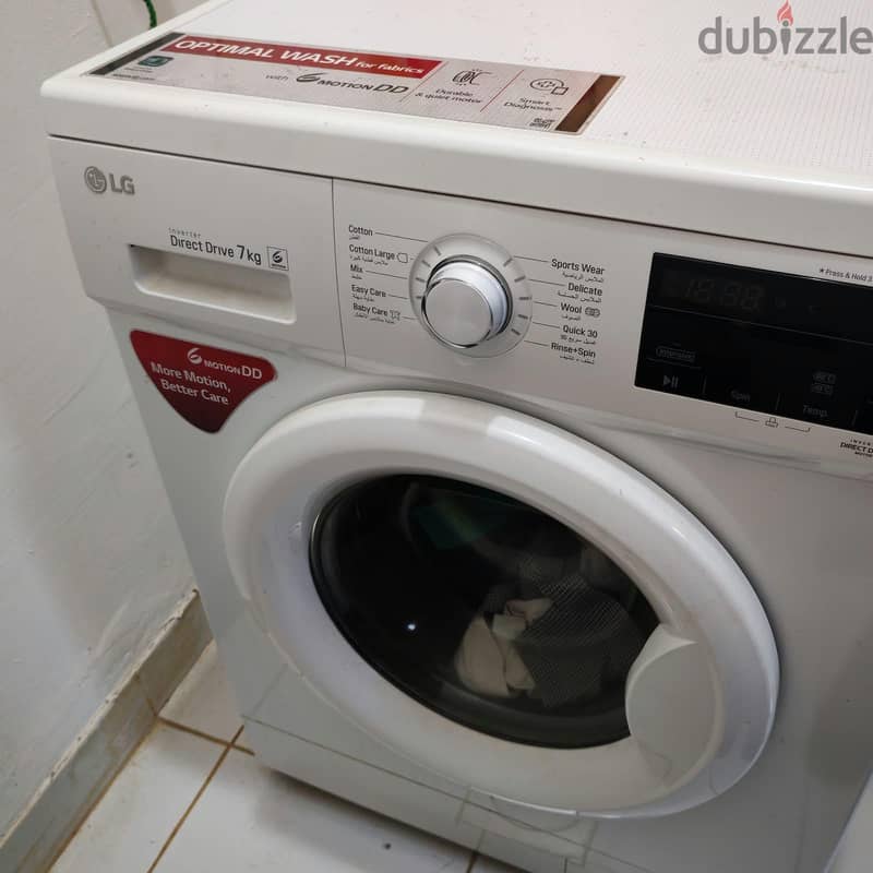 LG front load washer 2