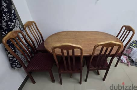 Dining table with 4 chairs