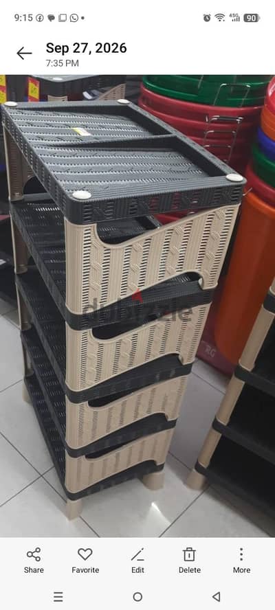 5 steps shoes rack New, & Washing machine