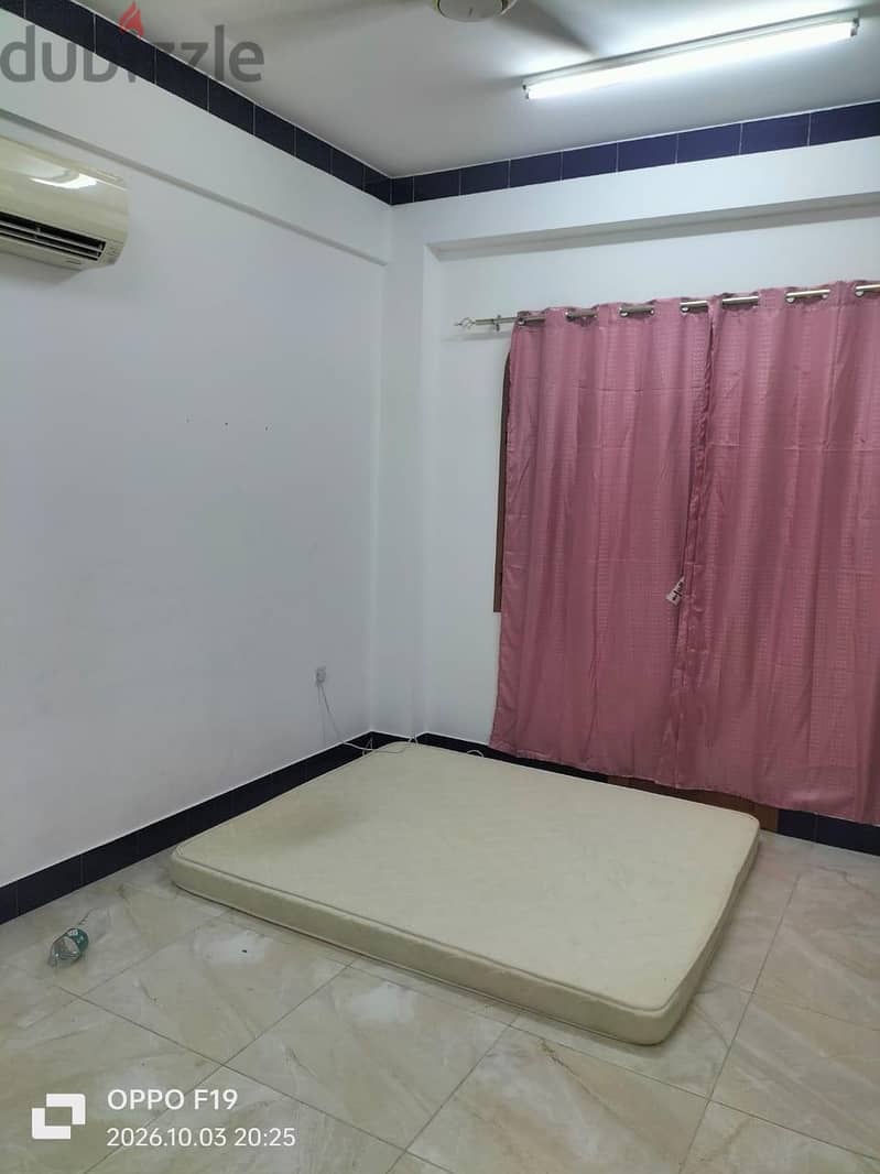 single room with attach wash room for rent in a flat on monthly 1