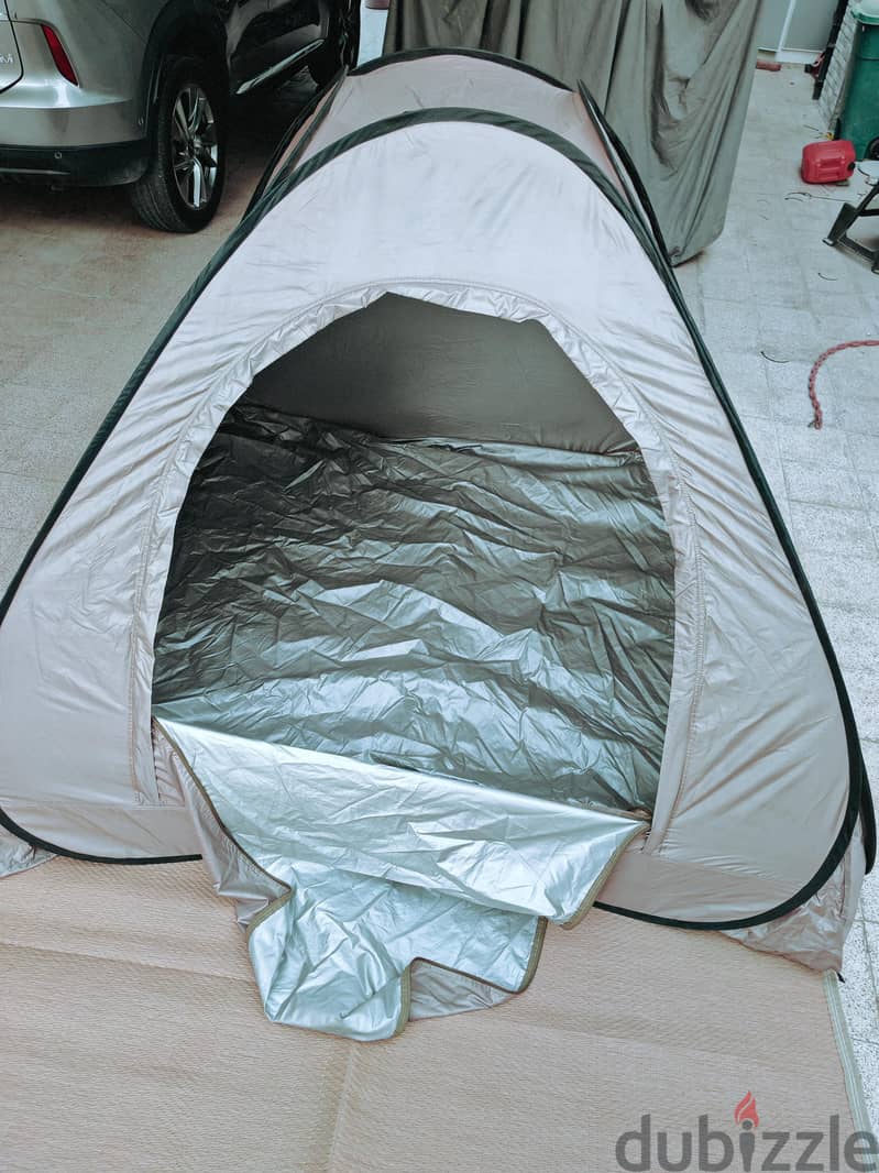 2 tents and twin air bed mattress new 13