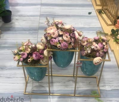 blue vases