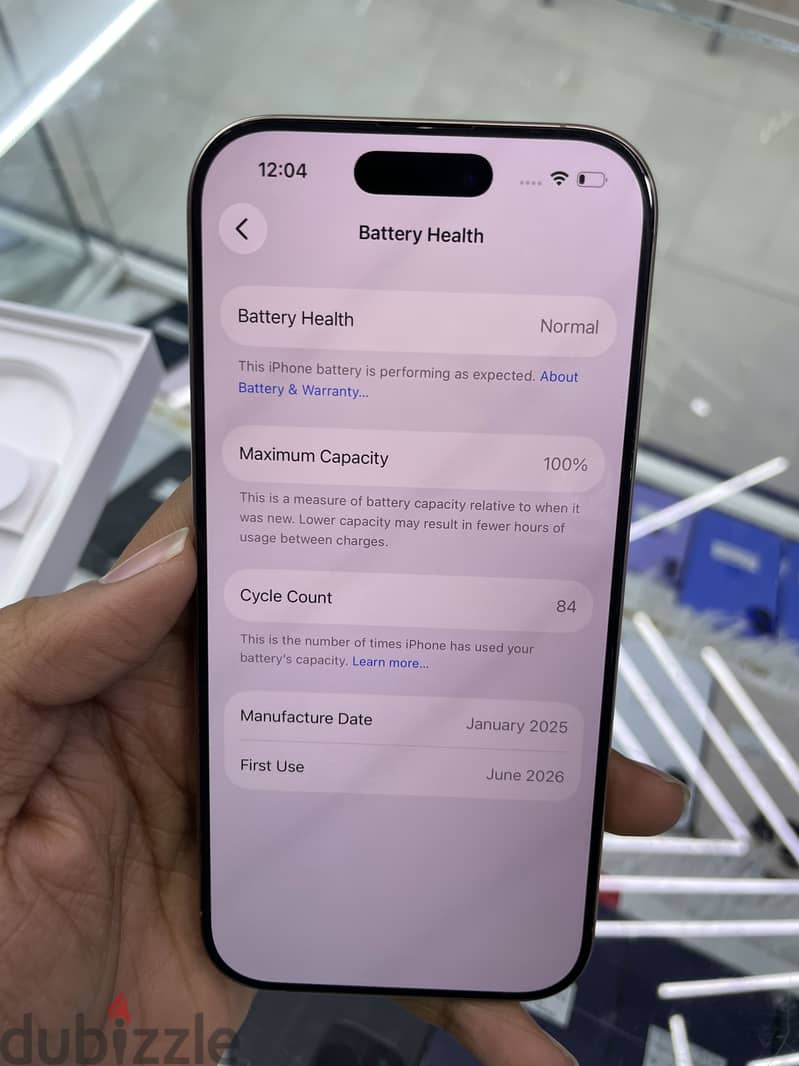 iPhone 16 Pro 512GB battery 100% with box amazing condition best pric 2