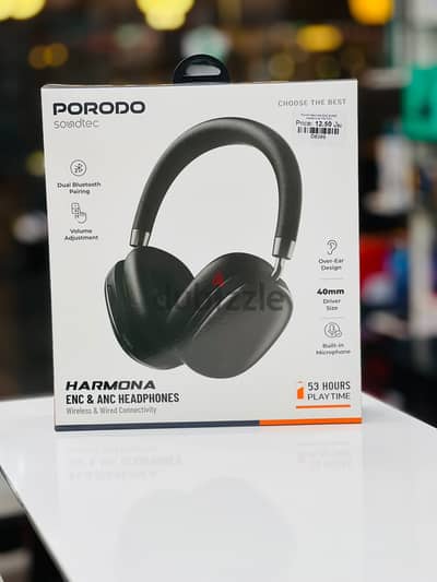 Brand New Porodo Harmona Headphones in Oman | Clear Audio