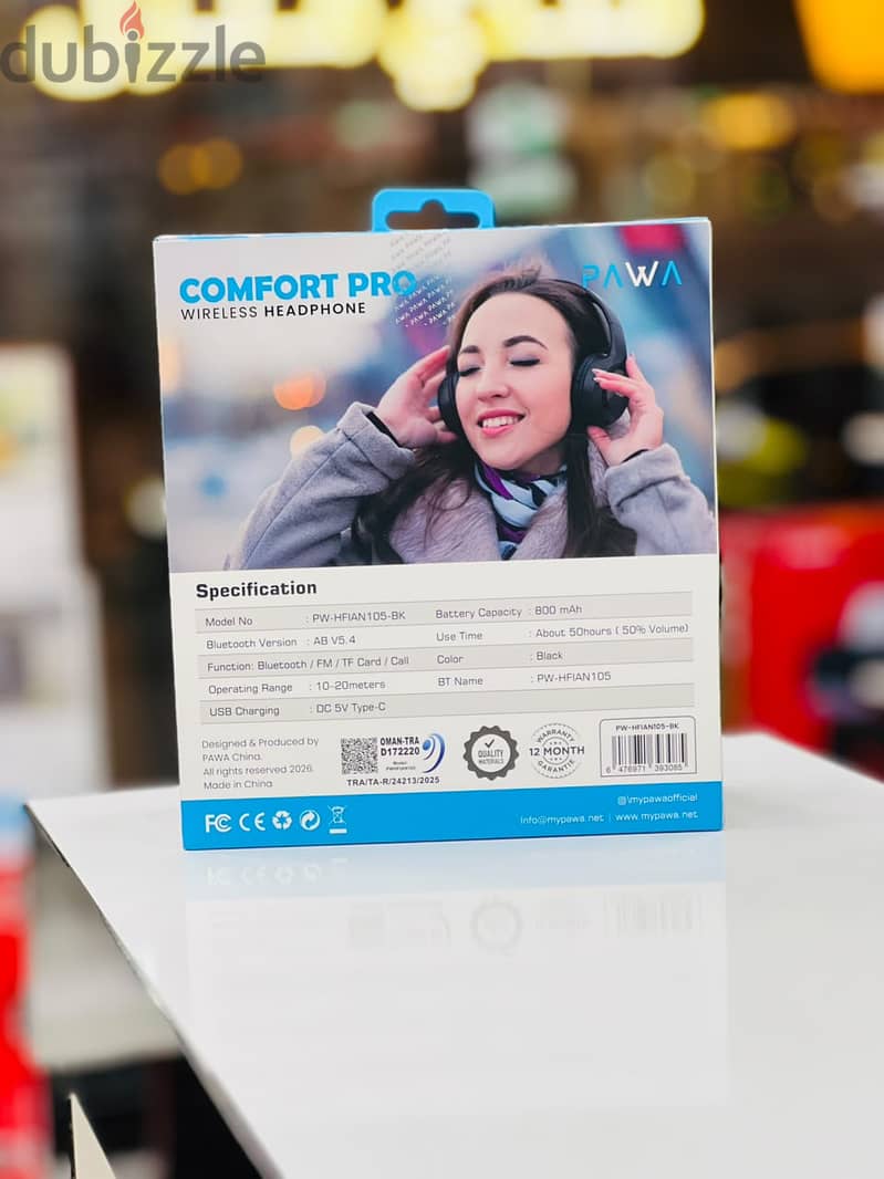 Brand New Pawa Comfort Pro Headphones in Oman | Versatile Modes 1