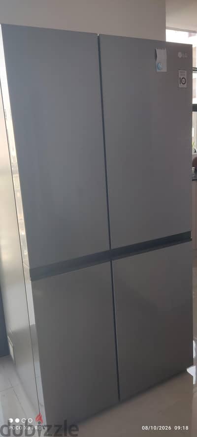 LG Double-Door Refrigerator & Freezer – Used