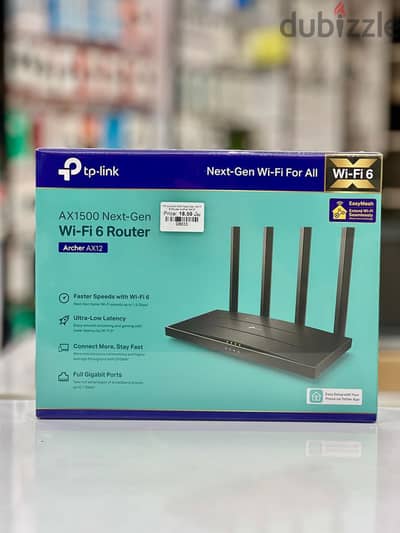 Brand New TP-Link Wi-Fi 6 Router in Oman | Efficiency | Call: 79997506