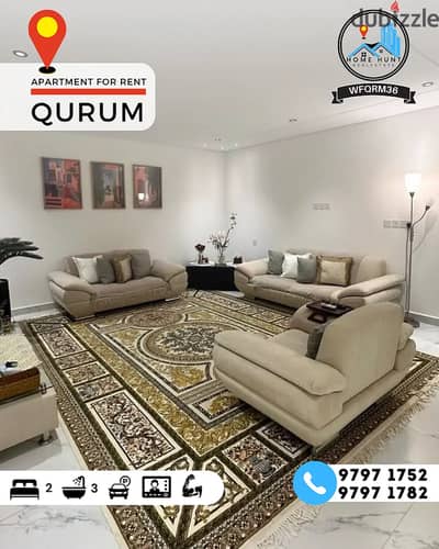 AL QURM | FULLY FURNISHED 2BHK MODERN APARTMENT