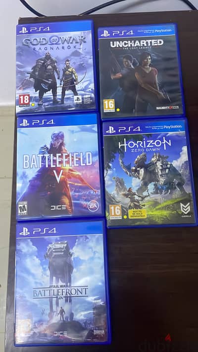 PS4 games for sale starting OMR 5 only