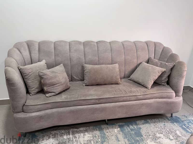 Sofa set 3+2+1+1 (6months used only) 3