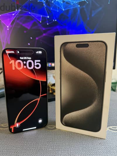 iphone 15 Pro Max 512GB Natural Titanium - Very Good Condition