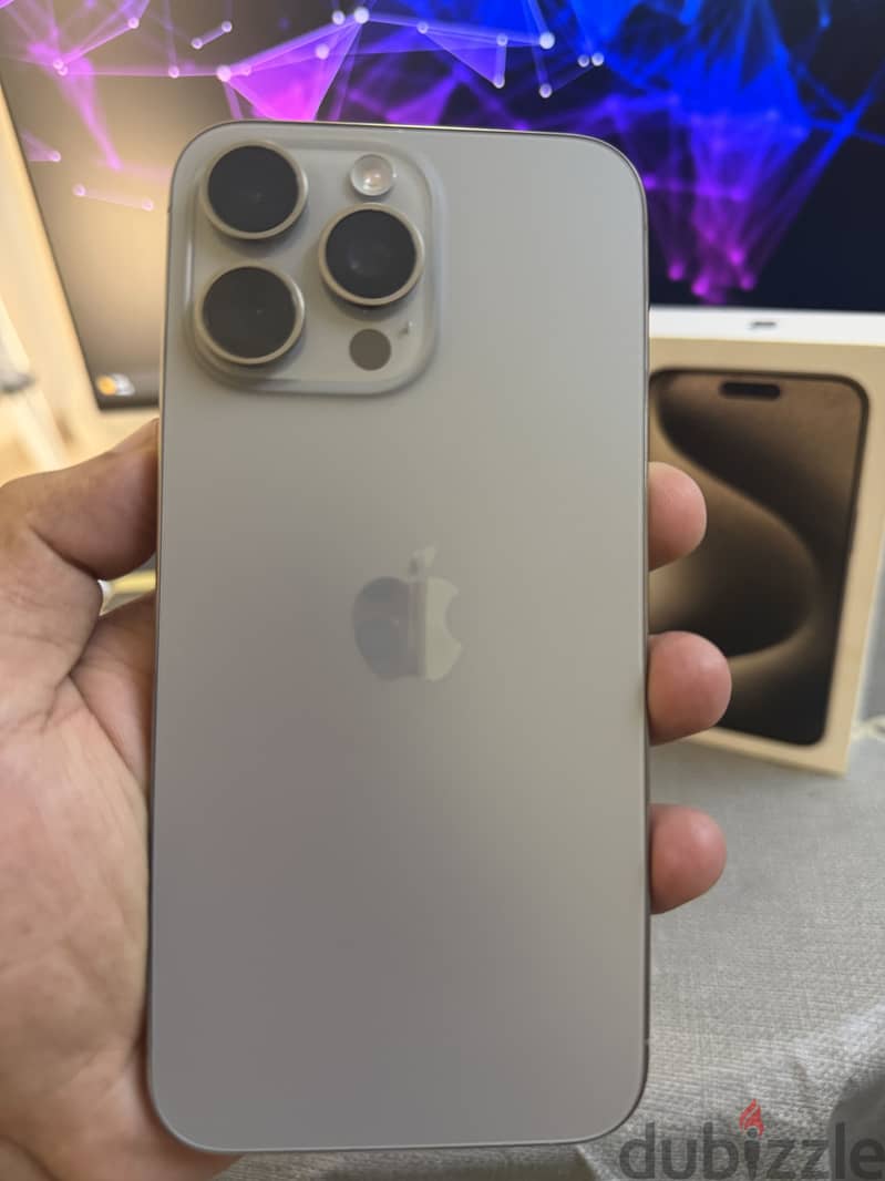 iphone 15 Pro Max 512GB Natural Titanium - Very Good Condition 2