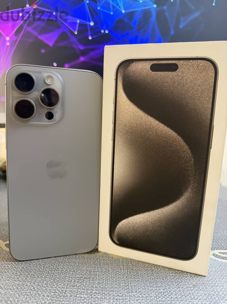 iphone 15 Pro Max 512GB Natural Titanium - Very Good Condition 3