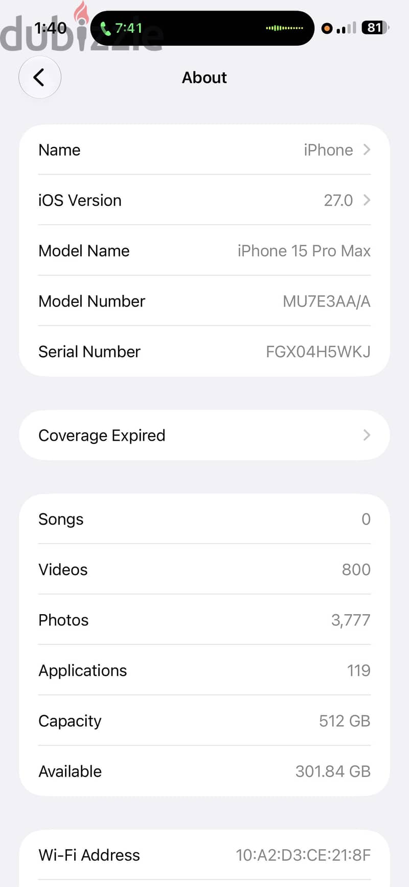 iphone 15 Pro Max 512GB Natural Titanium - Very Good Condition 13
