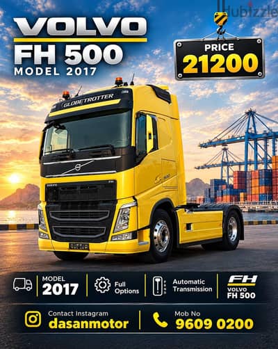 VOLVO TRACTOR UNIT 2017 FH 500