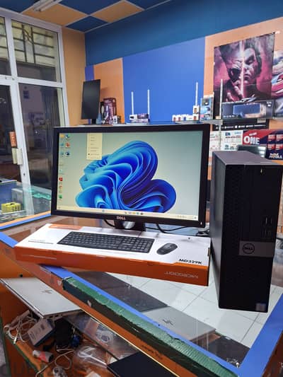78426067 CORE i7 8GB RAM 256GB SSD + 1TB HDD 19.5 INCH DELL MONITOR WINDOWS 11PRO WITH KEYBOAD AND M