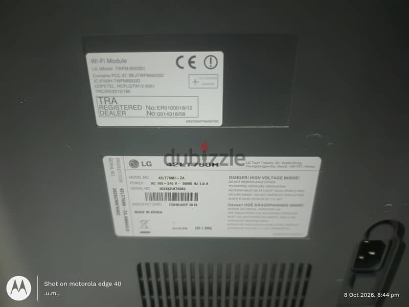 Lg TV. 42 inch. normal 3