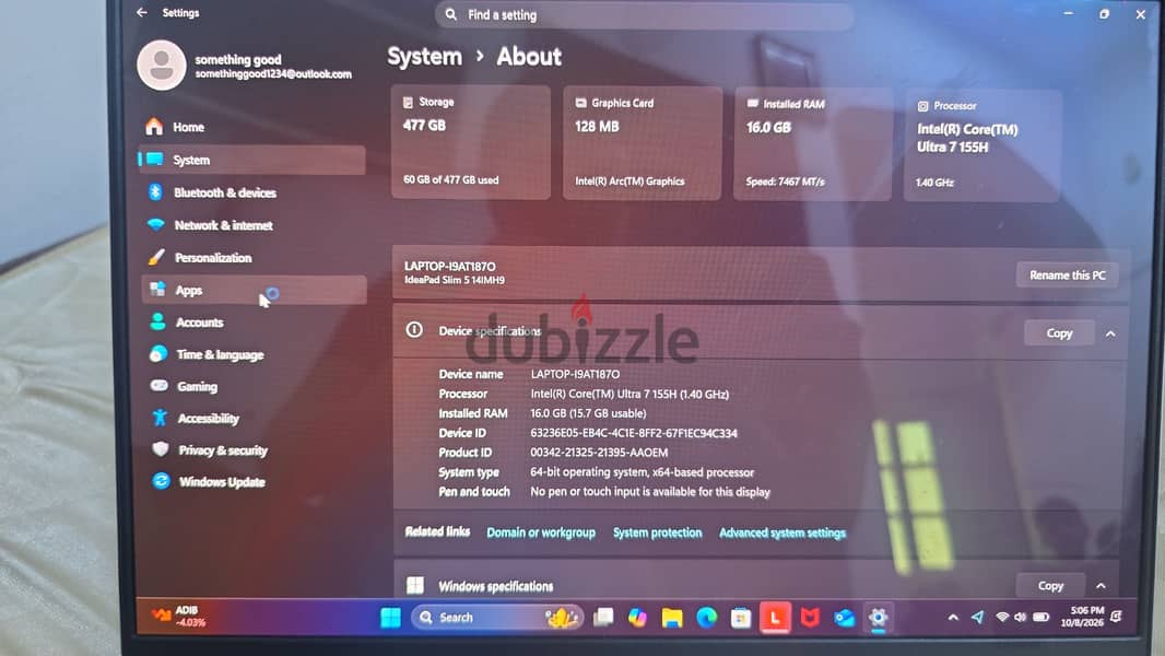 Lenovo ideapad slim 5 Laptop 5