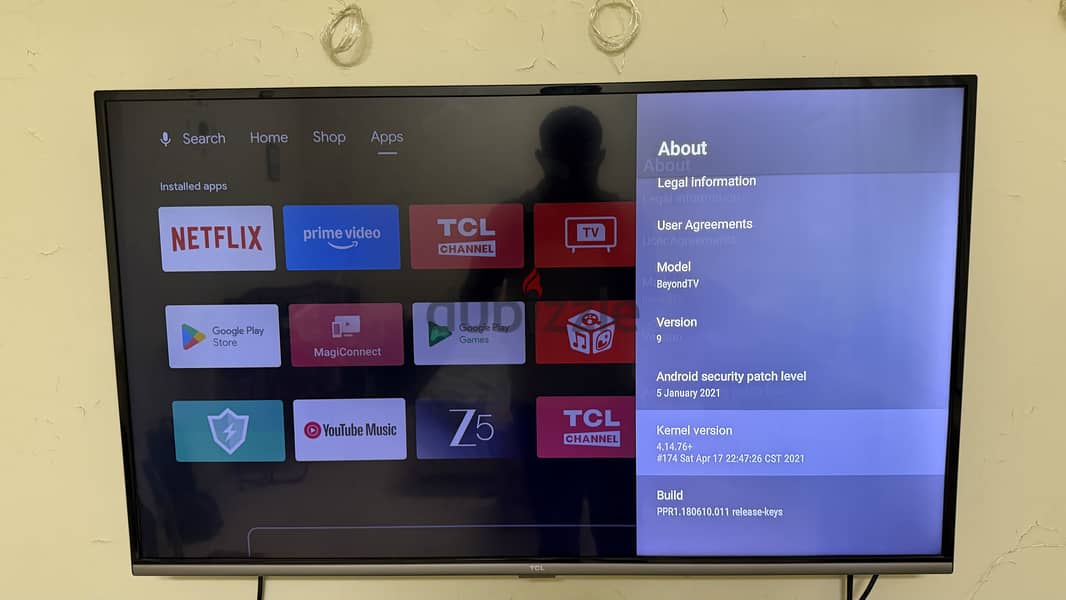 TCL 43” 4K UHD Android Smart TV 7
