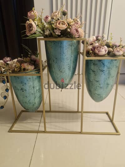 blue vases