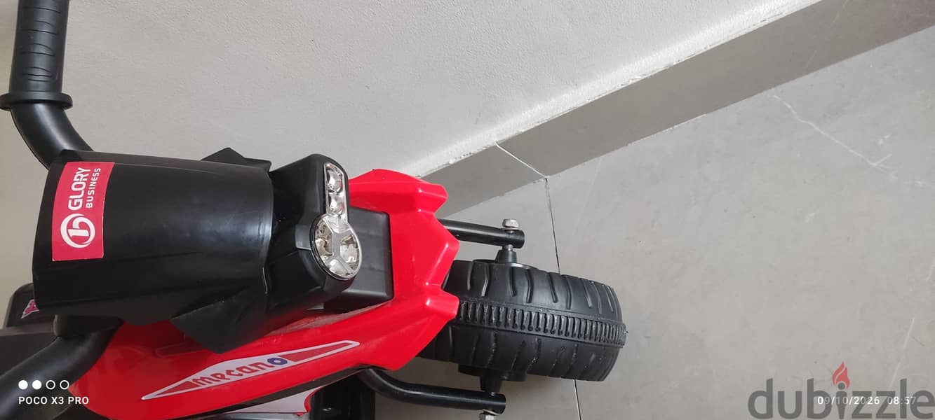 Rechargeable electric motorcycle for children 1