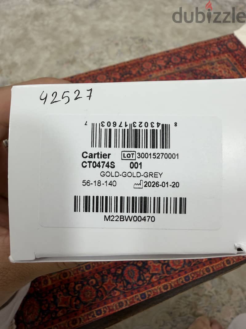 Cartier CT0474S Sunglasses – Gold Rimless Design 8
