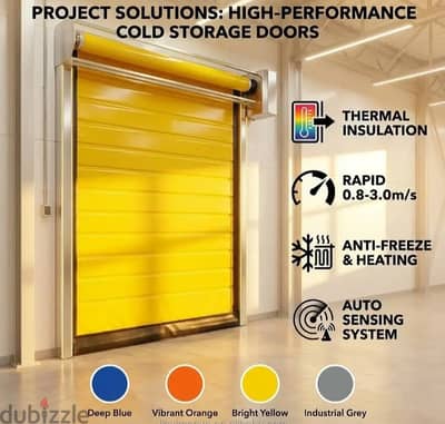 Fast action doors