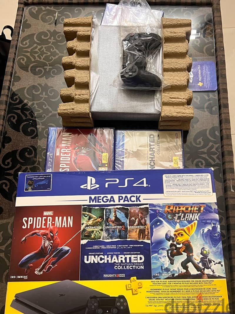 Sony PS4 Slim 500GB Mega Pack + Controller + 4 Games 2